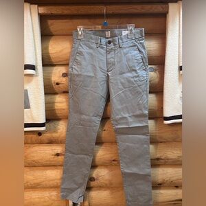 GAP Gray Chinos Classic Flat Front Design